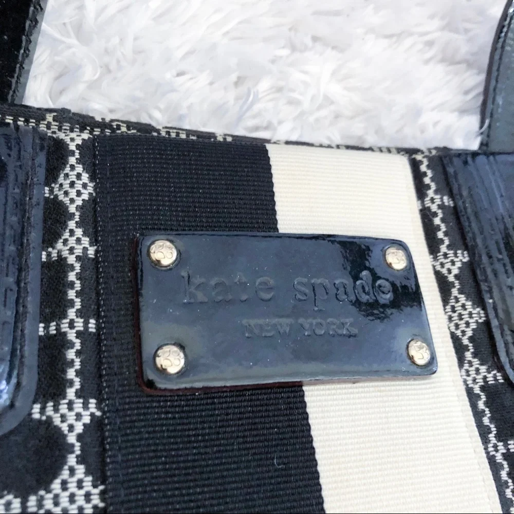 kate spade | geometric dot noel black bag large - Picture 5 of 8